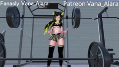 Futa Weightlifting Girl Gets A Extra Workout With You In Her Car